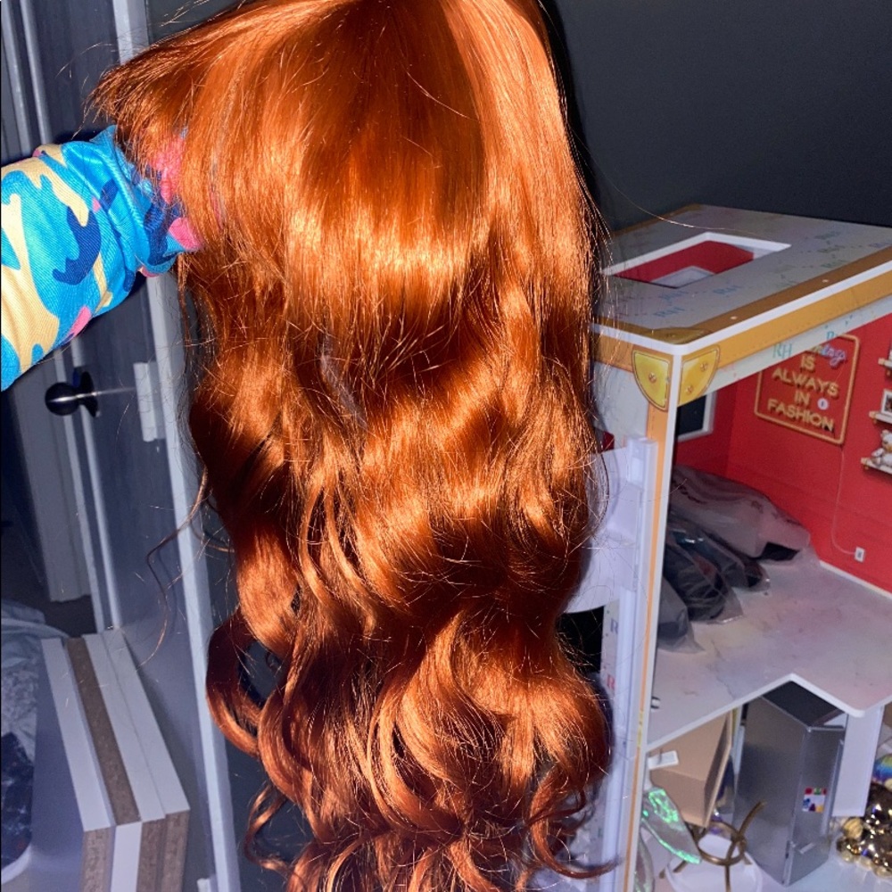 Beautiful orange long